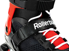 Rolki Rollerblade Cube Black / Red + kask + ochraniacze 2020