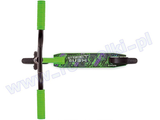 Hulajnoga Street Surfing Dirt Scooter Street Rush Green Black