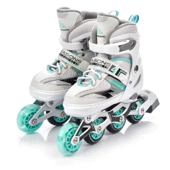 Rolki Regulowane Meteor 4w1 Seasons Minth LED