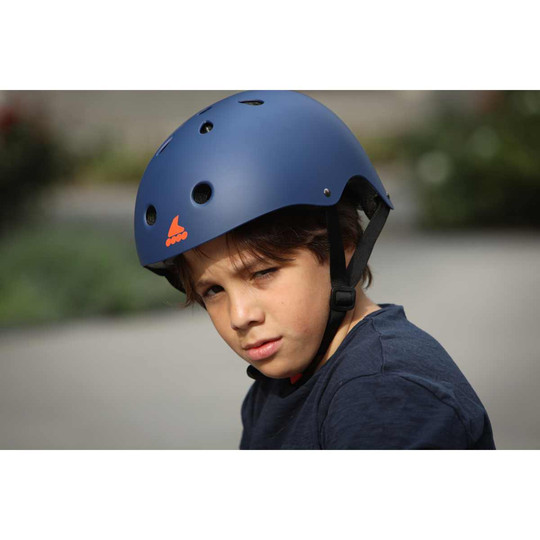 Kask Rollerblade RB JR Helmet Midnight Blue Orange 