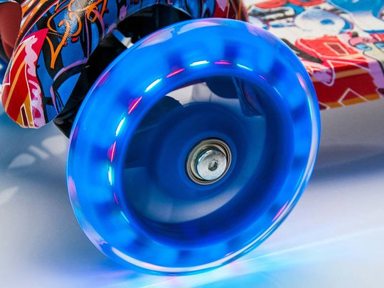 Hulajnoga Meteor trójkołowa z kółkami LED Tuckan Graffiti 2021