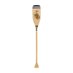 Pagaj John Paddle Beavertail Ozdoba Wypalany 110 cm WZ2 ze skórzaną pionową zawieszką