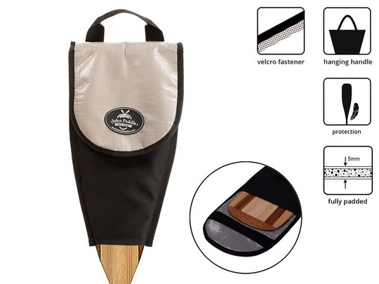 Wiosło SUP John Paddle Spruce Świerkowe + pokrowiec Paddle Blade Bag
