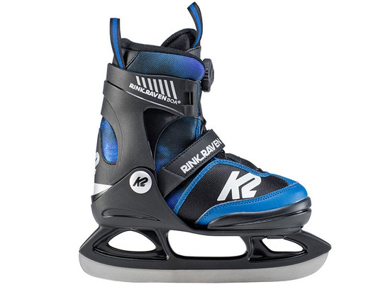 Łyżwy K2 Rink Raven Ice Boa Black Blue 2020
