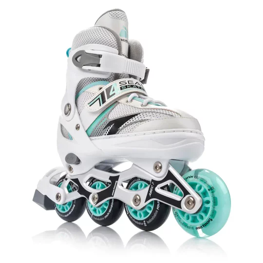 Rolki Regulowane Meteor 4w1 Seasons Minth LED