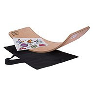 Deska do balansowania dla dzieci KidiBoard Balance Board + pokrowiec + naklejki dla chłopca