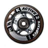 Zestaw 8 kółka K2 Active 76mm/80A + łożyska ILQ-5 2020