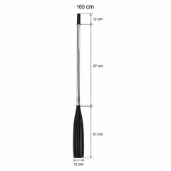 Aluminiowe Wiosło pontonowe do pontonu łodzi John Paddle (komplet - 2 sztuki)