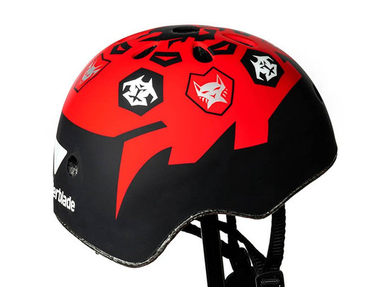Rolki Rollerblade Cube Black / Red + kask + ochraniacze 2020