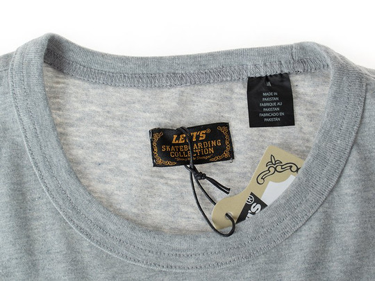 Koszulka Levis Skateboarding Graphic SS Tee LSC Thank You Heather Grey (34201-0020) F/W 2018