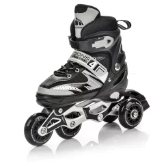 Rolki Regulowane Meteor 4w1 Seasons Black LED