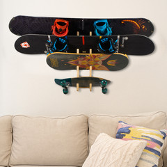 Wieszak John Paddle Snow Rack 4 na deski snowboardowe, kite, wake i skate