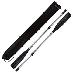 Aluminiowe Wiosło Szalupowe do łodzi John Paddle + manszeta + Pokrowiec (komplet - 2 sztuki)