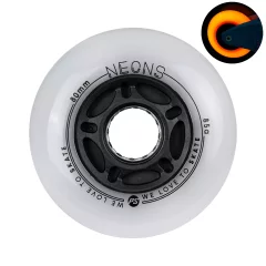 Zestaw 4 kółka świecące LED Powerslide Neons 80/85A Orange