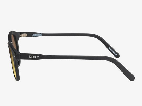 Okulary Roxy przeciwsłoneczne Junipers PLZ J XKKY Shiny Black Gold/Flash PLRZD Polaryzacja
