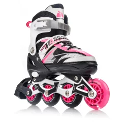 Rolki Regulowane Meteor 4w1 Seasons Pink LED