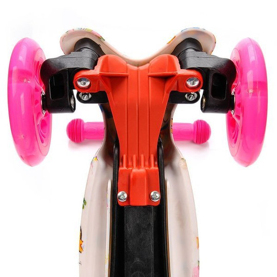 Hulajnoga Meteor trójkołowa z kółkami LED Tuckan Butterflies 2020