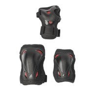 Zestaw ochraniaczy Rollerblade Skate Gear Junior 3 Pack Black Red 2020
