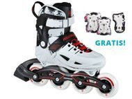 Rolki Powerslide Phuzion Universe White 4 kółka 2020 + ochraniacze powerslide 2020