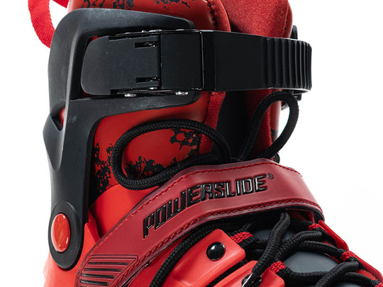 Rolki Powerslide Phuzion Universe Red 2019 + ochraniacze powerslide 2020 butterfly