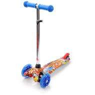 Hulajnoga Meteor trójkołowa z kółkami LED Tuckan Graffiti 2021