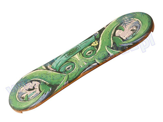 Trickboard Octopus Green New + dywan; z Atestem