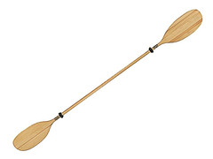 Wiosło Kajakowe John Paddle Drewniane Proste 225 cm