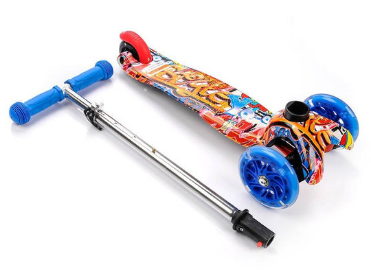 Hulajnoga Meteor trójkołowa z kółkami LED Tuckan Graffiti 2021