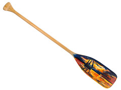 Pagaj John Paddle Ozdoba Malowany Obraz Statek 110 cm - Sailboat