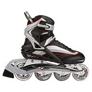 Rolki Nijdam Inline Skates 80 Black Silver
