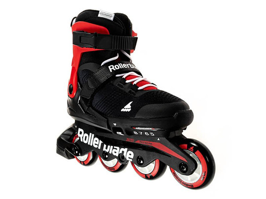 Rolki Rollerblade Cube Black / Red + kask + ochraniacze 2020