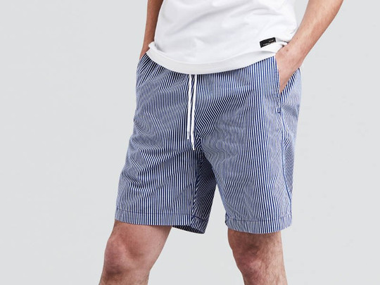 Spodenki Levis Skateboarding Easy Short SE BLUE SEERSUCKER RIPSTOP (39438-0000) S/S 2018