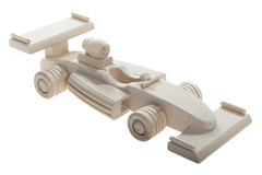 Drewniana zabawka John Paddle - Wyścigówka