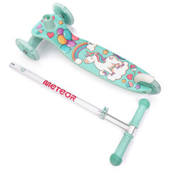 Hulajnoga trójkołowa Meteor Funny Mint LED