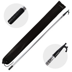 Aluminiowy Bosak John Paddle z Hakiem Manewrowym 180cm i Uchwytem Antypoślizgowym z Pokrowcem 
