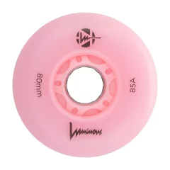 Kółka świecące do rolek Luminous Led 80mm/85A Flamingo 4 sztuki