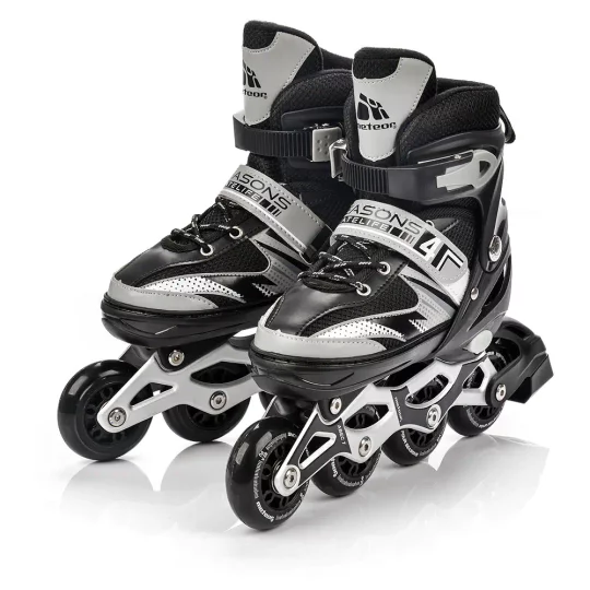 Rolki Regulowane Meteor 4w1 Seasons Black LED