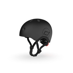 Kask dla dzieci Scootandride  M-L dla nastolatków Black