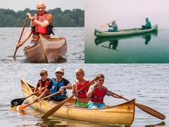 Pagaj John Paddle Canoe Beavertail Pure - ogon bobra + pokrowiec (2 pagaje + 1 pokrowiec)