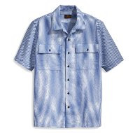 Koszula Levis Skateboarding SS Button Down Blue Seersucker (39432-0000) S/S 2018