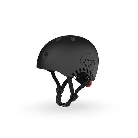 Kask dla dzieci Scootandride  M-L dla nastolatków Black