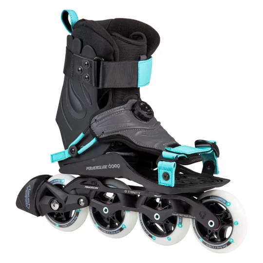 Rolki Powerslide Doop Black Teal Dusk 90