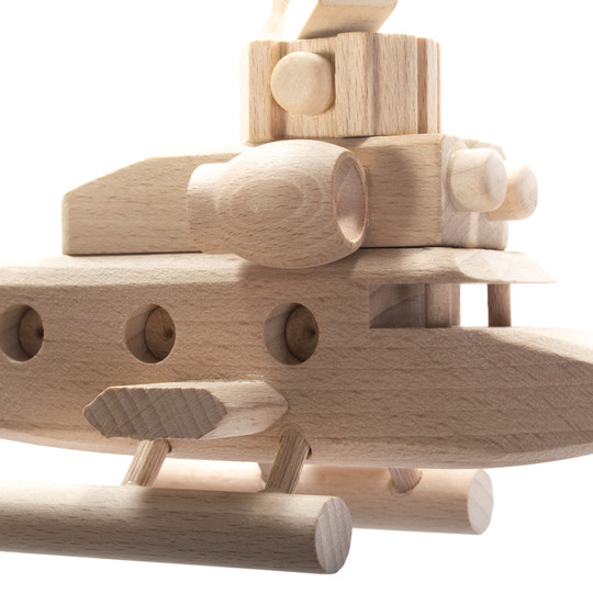 Drewniana zabawka John Paddle - Helikopter