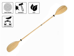 Wiosło Kajakowe John Paddle Drewniane Proste 225 cm