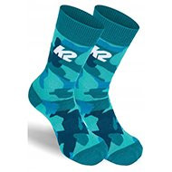 Skarpety K2 Junior Turquoise Blue 2 pak 12714/02 2021