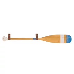 Pagaj John Paddle Ozdoba Postarzany 110 cm WZ7 ze skórzanymi poziomymi zawieszkami