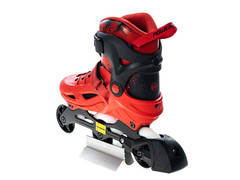 Rolki Powerslide Phuzion Universe Red 2019 + ochraniacze powerslide 2020 butterfly