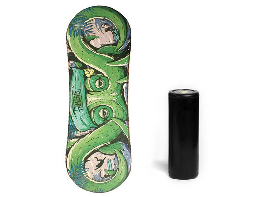 Trickboard Octopus Green New + Dywan do Trickboarda; z Atestem