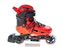Rolki Powerslide Phuzion Universe Red 2019 + ochraniacze powerslide 2020 butterfly