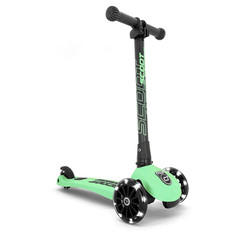 Hulajnoga składana ze świecącymi kółkami Scootandride Highwaykick 3 LED 3+ Kiwi